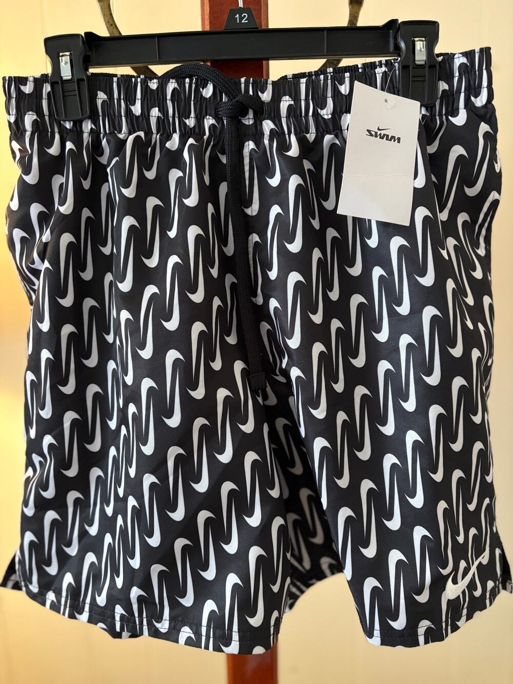 Nike Swim Swoosh Volleyball Shorts Sz Medium NWT